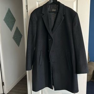 Joseph Banks Grey Wool Top Coat